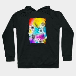 Rainbow Blooms Hoodie